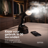 SIMSS® Elegance Pro - Handstomer - 300ML - 1800W | Zwart
