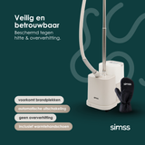SIMSS® Prestige Max – Verticale Kledingstomer – 4L – 2200W | Beige