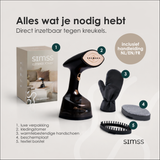 SIMSS® Elegance Pro - Handstomer - 300ML - 1800W | Zwart