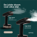 SIMSS® Edge – Handstomer – 250ML – 1600W | Zwart