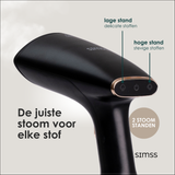 SIMSS® Elegance Pro - Handstomer - 300ML - 1800W | Zwart