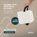SIMSS® Prestige Max – Verticale Kledingstomer – 4L – 2200W | Zwart