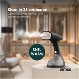 SIMSS® Fold – Handstomer – 260ML – 1800W | Zwart