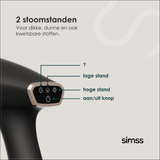SIMSS® Fold – Handstomer – 260ML – 1800W | Zwart