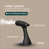 SIMSS® Fold – Handstomer – 260ML – 1800W | Zwart