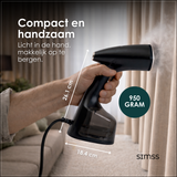 SIMSS® Elegance Pro - Handstomer - 300ML - 1800W | Zwart