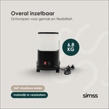 SIMSS® Prestige Max – Verticale Kledingstomer – 4L – 2200W | Zwart