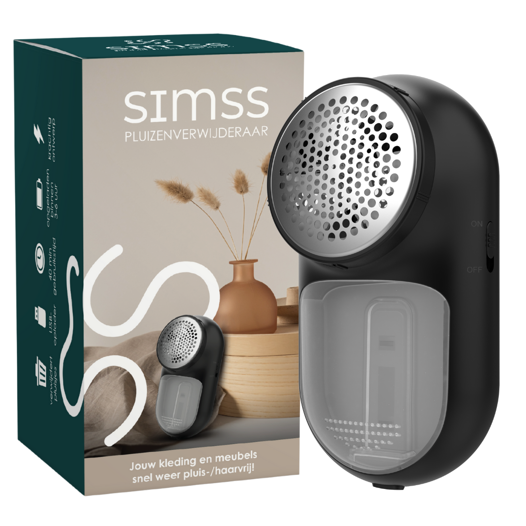 SIMSS® 2-in-1 Pluizenverwijderaar – Voor Kleding & Interieur